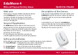 Предварительный просмотр 1 страницы Movisens EdaMove 4 Quick Start Manual