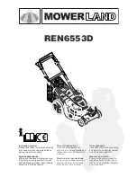 Mower Land REN6553D Instruction Manual предпросмотр