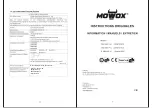 Preview for 14 page of Mowox DYM100901 Original Instructions Manual