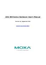 Preview for 1 page of Moxa Technologies AIG-300 Series Hardware User Manual