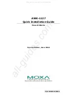 Moxa Technologies AirWorks AWK-1127 Quick Installation Manual preview