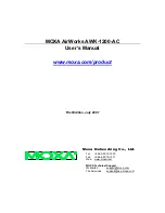 Moxa Technologies AirWorks AWK-1200-AC User Manual preview