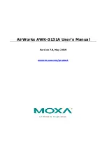 Preview for 1 page of Moxa Technologies AirWorks AWK-3131A User Manual