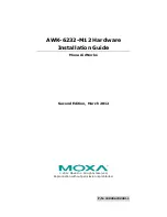 Предварительный просмотр 1 страницы Moxa Technologies AWK-6232-M12 Installation Manual