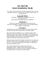 Preview for 2 page of Moxa Technologies CA-132 series Quick Installation Manual