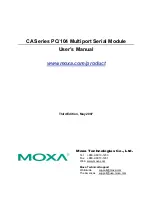 Moxa Technologies CA Series User Manual preview