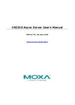 Preview for 1 page of Moxa Technologies CN2510-16 User Manual