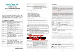 Preview for 1 page of Moxa Technologies CN2600 Series Quick Installation Manual