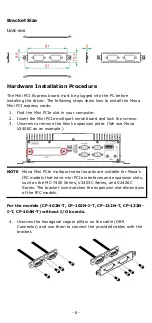 Preview for 6 page of Moxa Technologies CP-102N-T Quick Installation Manual