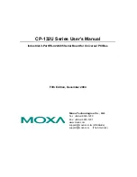 Moxa Technologies CP-132U Series User Manual preview