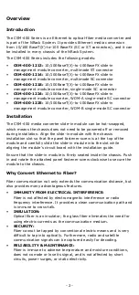 Preview for 2 page of Moxa Technologies CSM-400 Series Quick Installation Manual