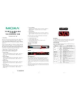 Предварительный просмотр 1 страницы Moxa Technologies DA-681-I-SP-CE Quick Installation Manual