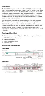 Предварительный просмотр 2 страницы Moxa Technologies DA-681C Series Quick Installation Manual