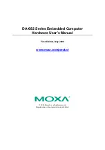 Moxa Technologies DA-682 Series Hardware User Manual preview