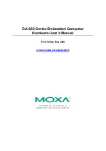 Preview for 1 page of Moxa Technologies DA-682 Series Hardware User Manual