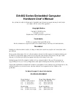 Preview for 2 page of Moxa Technologies DA-682 Series Hardware User Manual