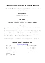 Preview for 2 page of Moxa Technologies DA-682A-DPP Series Hardware User Manual