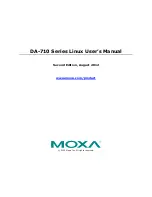 Moxa Technologies DA-710 Series User Manual preview