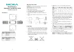 Moxa Technologies DR-120 Series Hardware Installation Manual preview