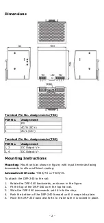 Preview for 2 page of Moxa Technologies DRP-240 Quick Installation Manual