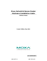 Preview for 1 page of Moxa Technologies EDR-810 Series Hardware Installation Manual