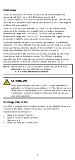 Preview for 2 page of Moxa Technologies EDS-2010-ML Series Quick Installation Manual