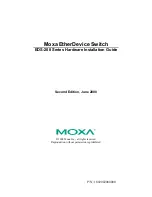 Предварительный просмотр 1 страницы Moxa Technologies EDS-208 series Installation Manual