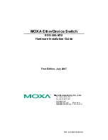 Preview for 1 page of Moxa Technologies EDS-305-M12 Hardware Installation Manual