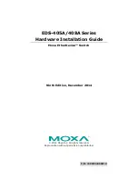 Moxa Technologies EDS-405A Hardware Installation Manual предпросмотр