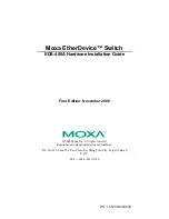 Moxa Technologies EDS-408A Hardware Installation Manual предпросмотр