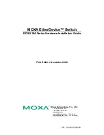 Moxa Technologies EDS-516A Series Installation Manual предпросмотр