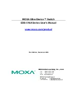 Moxa Technologies EDS-516A Series User Manual предпросмотр