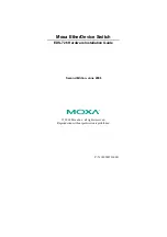 Moxa Technologies EDS-726 Series Hardware Installation Manual preview