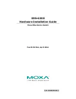 Предварительный просмотр 1 страницы Moxa Technologies EDS-G308 Hardware Installation Manual