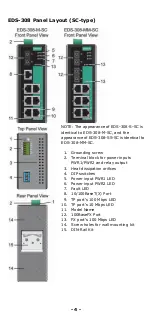 Предварительный просмотр 4 страницы Moxa Technologies ETHERDEVICE EDS-308 Hardware Installation Manual