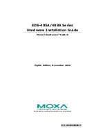 Moxa Technologies EtherDevice EDS-405A-MM-SC Hardware Installation Manual preview