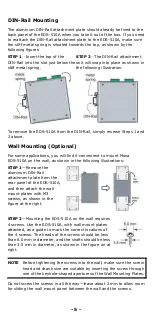 Предварительный просмотр 5 страницы Moxa Technologies EtherDevice EDS-510A Series Hardware Installation Manual