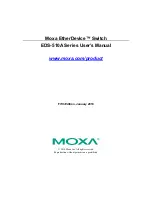 Предварительный просмотр 1 страницы Moxa Technologies EtherDevice EDS-510A Series User Manual