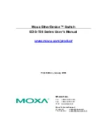 Moxa Technologies EtherDevice EDS-728 Series User Manual preview