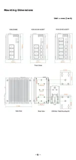 Предварительный просмотр 5 страницы Moxa Technologies EtherDevice EDS-G508E Hardware Installation Manual