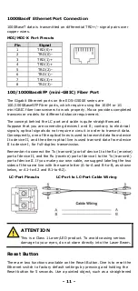 Предварительный просмотр 11 страницы Moxa Technologies EtherDevice EDS-G508E Hardware Installation Manual