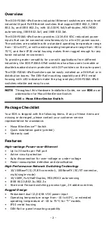 Preview for 2 page of Moxa Technologies EtherDevice EDS-P206A-4PoE Series Quick Installation Manual