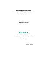 Moxa Technologies EtherDevice Switch EDS-G205 Hardware Installation Manual предпросмотр