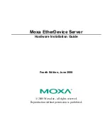 Moxa Technologies EtherDevice Hardware Installation Manual предпросмотр