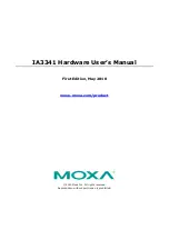 Предварительный просмотр 1 страницы Moxa Technologies IA3341 Hardware User Manual