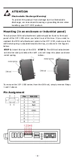 Preview for 6 page of Moxa Technologies ICF-1150 series Quick Installation Manual