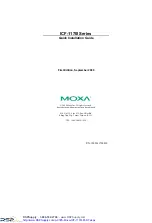 Moxa Technologies ICF-1170I Series Quick Installation Manual preview