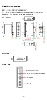 Preview for 4 page of Moxa Technologies ICF-1171I Series Quick Installation Manual