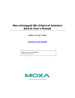 Moxa Technologies IEX-408E-2VDSL2 series User Manual preview