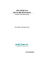 Preview for 1 page of Moxa Technologies IKS-6728A-8PoE series Hardware Installation Manual